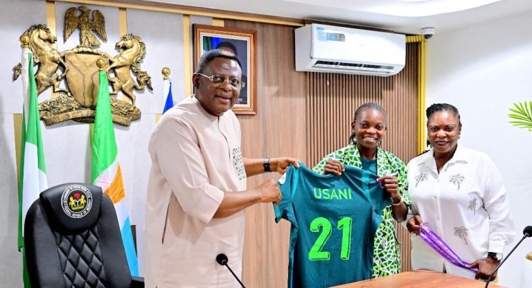 Otu Gifts N50m, Land, To Miracle Usani Of Super Falcon