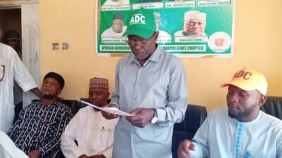 Leadership Tussle: Bauchi ADC Chairman Rejects Suspension From Office